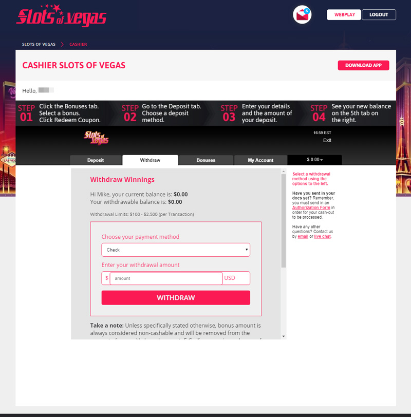 Slots of Vegas No Deposit Bonus Codes Nov 2019