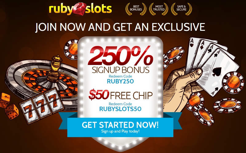 Ruby Slot Casino No Deposit Bonus Code