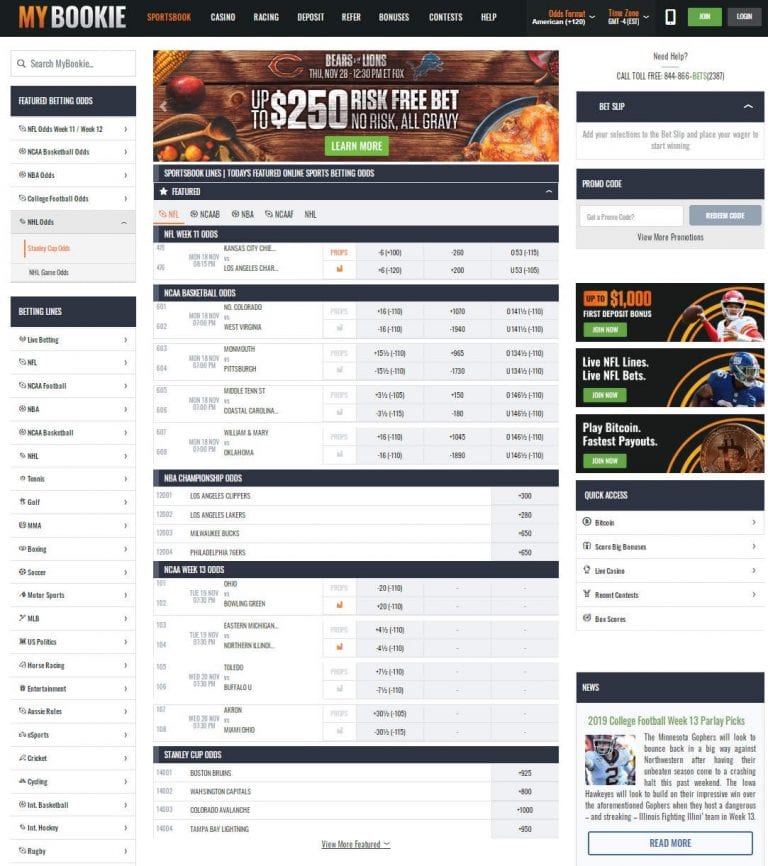 MyBookie.ag Promo Codes for 1500 in Sports Bonuses Aug 2024