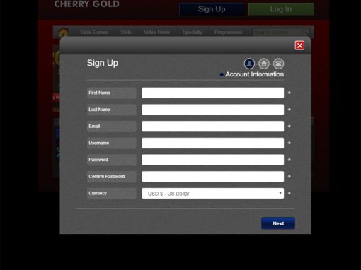 cherry gold casino 100 free