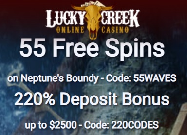 Lucky Creek Casino Welcome Bonus & No Deposit Bonus Codes