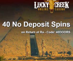 Lucky Creek Casino Welcome Bonus & No Deposit Bonus Codes